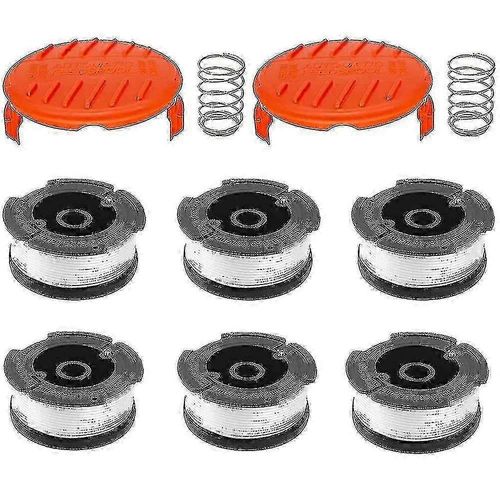 Bobine de rechange avec 6 fils de coupe pour débroussailleuses Black+Decker A6481 Reflex
