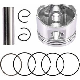 52.4mm Motocross Pistons Kit Cylindre Go Kart Remplacement Pour Moto Quad Pit Dirt Bike Buggy Go Kart Argent-Bon
