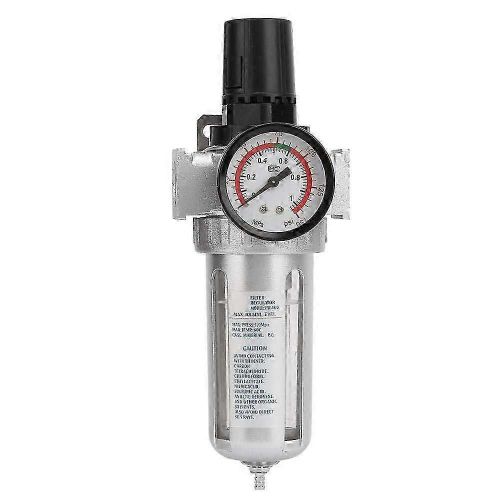Régulateur de pression d'air,compresseur d'air BSP 1/2"" Filtre régulateur de filtre à eau avec raccord de montage