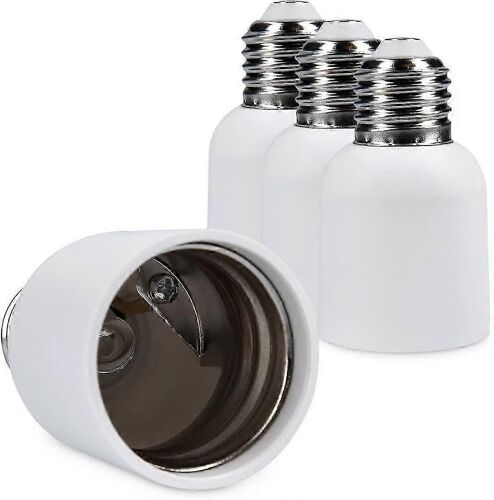 4x Adaptateur De Douille - Convertisseur De Douille E27 À E40 - Adaptateur De Douille De Base E40 Pour Ampoule Halogène Led