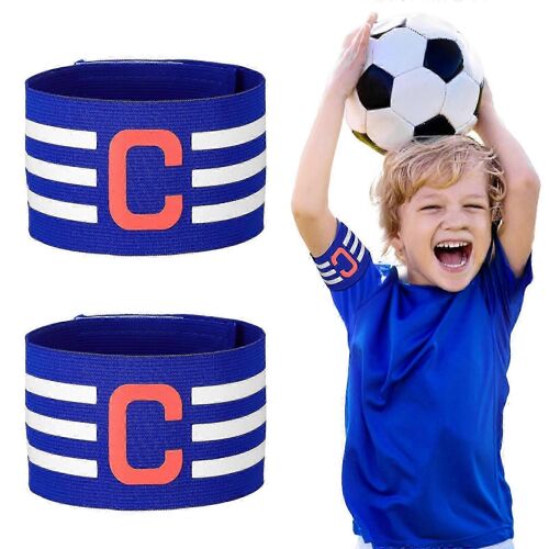 2 Pcs Football Capitaine Bandes Équipe De Football Capitaine Symbole Brassards Élastiques Brassards Pour Les Joueurs De Sport