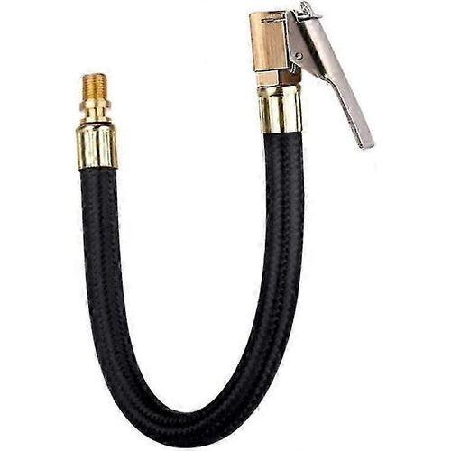 Tuyau De Pompe De Gonflage De Pneu,Valve De Moto,Tuyau En Caoutchouc D'air,Mandrin De Pneu De Verrouillage Avec Clip Pour Moto,Voiture,Voiture,Vélo,Tuyau,Outil Pneumatique