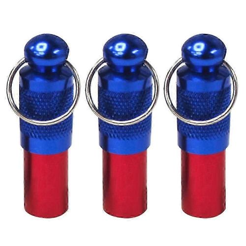 3pcs Chien Id Tag Bullet Shape Laiton Id Tags Identité Bouteille Tube Pour Tous Les Animaux De Compagnie