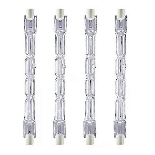 Lot De 4 Ampoules Halogènes Crayon R7s 118 Mm 400 W, Intensité Variable, Ac 220-240 V, 7 500 Lm, J118, Spot Linéaire Halogène (220 V, J118, 100 W)