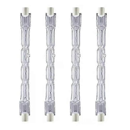 Lot De 4 Ampoules Halogènes Crayon R7s 118 Mm 400 W, Intensité Variable, Ac 220-240 V, 7 500 Lm, J118, Spot Linéaire Halogène (220 V, J118, 300 W)