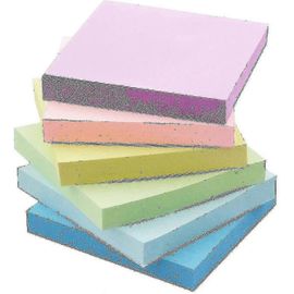 Pense-Bête 3x3 Notes Autocollantes 6 Couleur Pastel 6 Blocs,100 Feuilles/Bloc A - Mishan