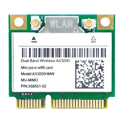 Carte réseau AX200 AX3000HMW Adaptateur sans fil Mini PCI-E WiFi 6