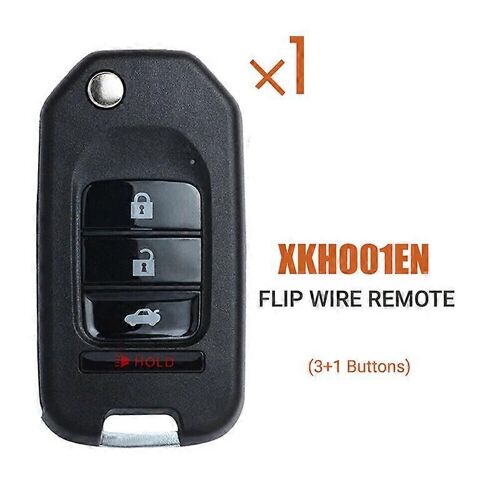 Xkho01en Télécommande Universelle À Fil Porte-Clés Flip 3+1 Bouton
