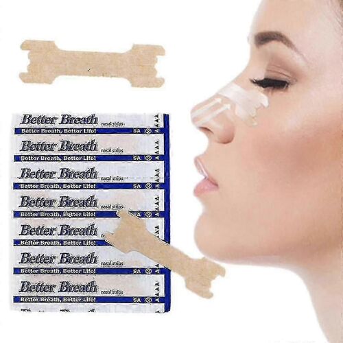 Pack De 100 Bandelettes Nasales,Pansements Nasaux Better Breath Contre Le Ronflement,Bouchons De Ronflement