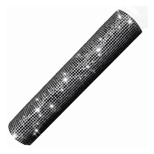 Couvercle de poignée de micro, manchon de poignée de micro scintillant Bling Strass pour fête et émission de télévision, pour la plupart des Mi-Yvan sans fil