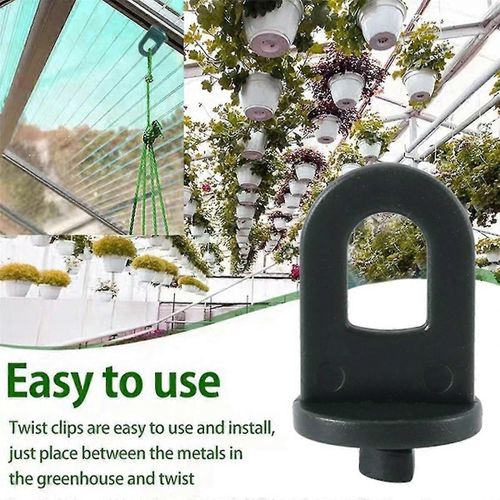100Pcs Serre Crochets Suspendus Attache Boucle Attachée Crochet Plante Légume Greffage Clip Greenhouse-Good