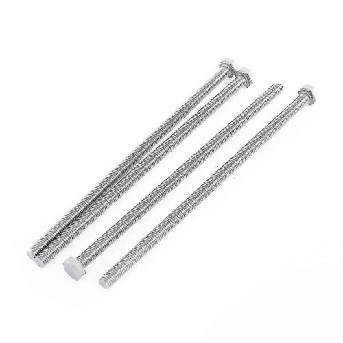 M6 x 150mm entièrement fileté en acier inoxydable Boulon à tête hexagonale 4 pcs-e-good