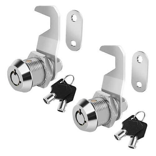 Serrure de boîte à outils avec clé,5/8In Armoire Cam Lock à clé identique,Serrure de boîte à outils pour boîte aux lettres de chariot à outils de porte de compartiment de stockage de camping-car