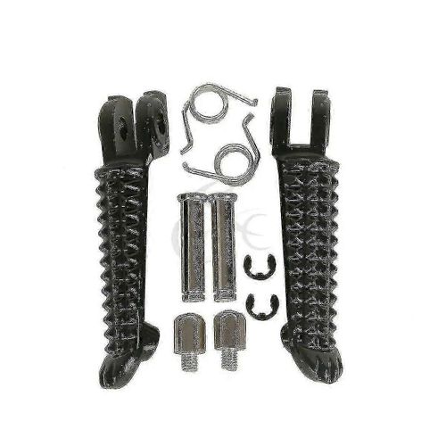 Moto Avant Arrière Repose-Pieds Pour Yamaha Yzf R1 2002-2014 R6 2003-2012 2011 2010 2009 2008 2007 2006 05 Noir/Argent Boris