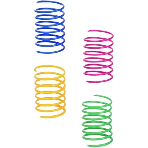 20pcs Jouets À Ressort Colorés Et Interactifs Pour Chat - Flexibles Et Transformables