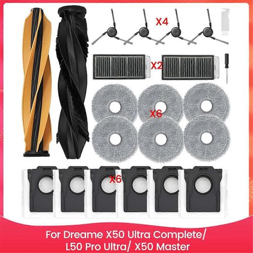 Accessoires pour aspirateur robot X50 Ultra Complete/ L50 Pro Ultra/ X50 Master, pièces de rechange