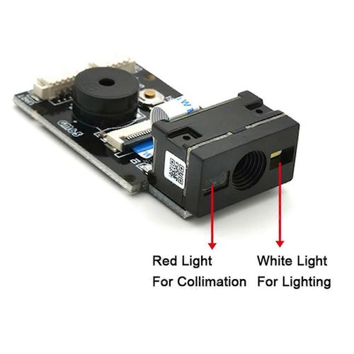GM65 Lecteur de codes-barres filaire USB 1D Lecteur de codes-barres 2D Module de lecteur de code QR Buzzer CMOS pour rappel