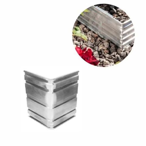 Angle 90 Degrés - Ich-Zapfe.De - Green Universe 10 Cm - Aluminium - Gris - 100 Cm X 100 Cm