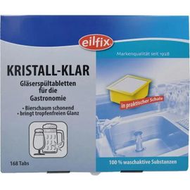 Produit de nettoyage, Nettoyeur de vitre, Pastilles de Nettoyage - Kristall-Klar