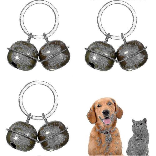 3pcs Cloches De Suivi Bruyantes Pour Collier De Chien De Chat,Cloche D'alarme Anti-Perte De Sécurité Pour Animaux De Compagnie