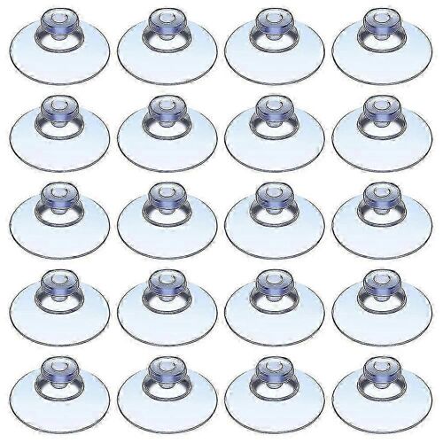 100pcs Tampons À Ventouse En Plastique Transparent Sans Crochets Pour L'organisation Murale De La Salle De Bain De Cuisine Extérieure