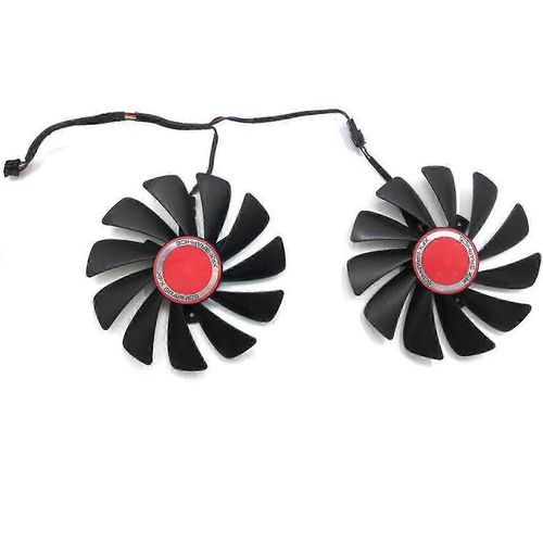 Lot de 2 ventilateurs de 95 mm de remplacement pour le système de refroidissement de la carte graphique AMD Radeon RX 580 RX590
