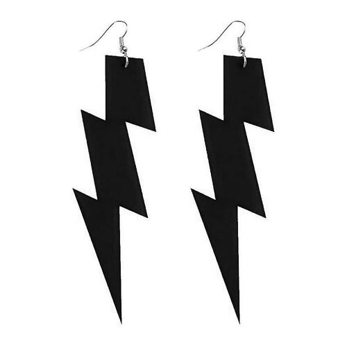 Des Années 80 Délicates Boucles D'oreilles Pendantes Foudre Boucles D'oreilles Halloween Pendentif Rétro Acrylique Goutte Dangle Pour Les Femmes Des Années 80 Fête Rétro Costume Fête Accessoire-Yu