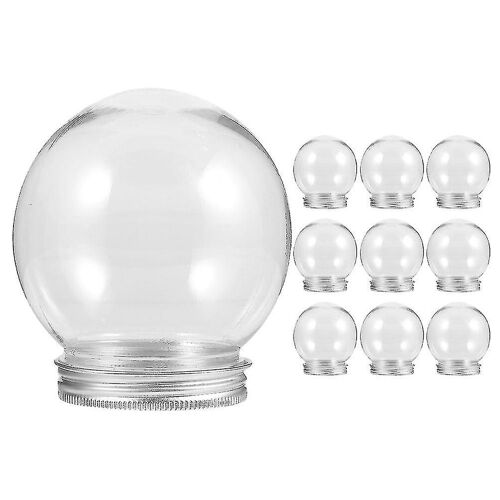 10pcs bricolage boule à neige boules d'eau boules à vis bouchons bouchons vide fabrication d'accessoires-yuyu