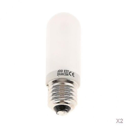 2x Jdd Type 250w 220-240v E27 Ampoule Halogène Givrée Lampe De Modélisation Tube-Hao
