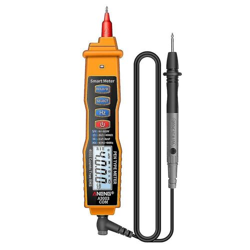 Aneng A3003 Multimètre numérique Type de stylo Mètre 4000 comptes sans contact Ac/dc Tension Résistance Capa-YUHAO