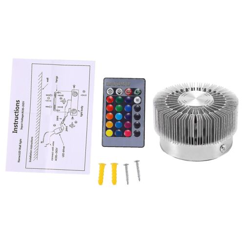 3w Coloré Rgb Tournesol Applique Murale Moderne Éclairage Led Pour La Décoration Intérieure Couloir Allée Restau (Enchevêtrement)-Yuhao