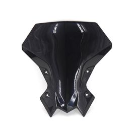 Pare-Brise De Moto Z900 Pare-Brise Double Bulle Fit Pour Z900 2017 2018 Noir-Yu