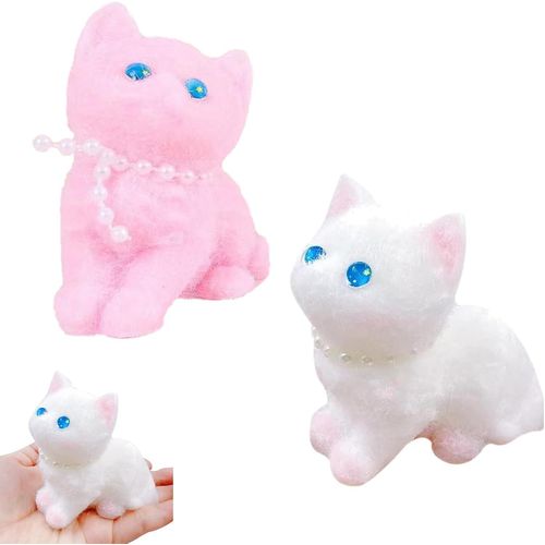 Lot de 2 jouets à presser pour chat Taba Squishy, Fufu Squishy, jouet anti-stress, convient aux enfants et aux adultes, soul[3890]