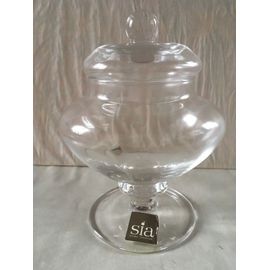 Elegante Bonbonniére Raffinée De Marque Sia - Neuve - En Verre