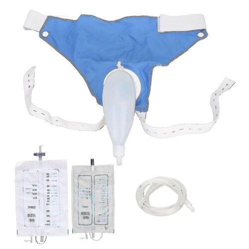 Sac D'urine Portable Avec Conduit De Cathéter Pipi 1000 Ml 2000 Ml Pour Les Hommes Âgés Souffrant D'incontinence Urinaire Alités - Yx 