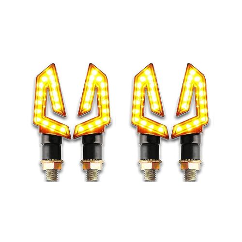 4pcs Motorcycle Turn Signals 15led Motorcycle Blinkers Indicators Lamp For Motorbike Scooter Cruise