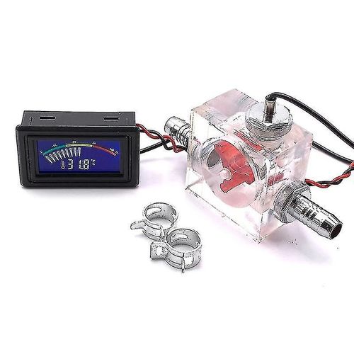 Thermomètre à LED de débitmètre à 3 voies pour le système de refroidissement de liquide de refroidissement par eau-yu