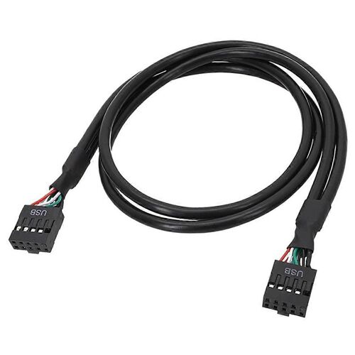 Câble interne femelle vers femelle Câble d'en-tête de carte mère USB 2.0