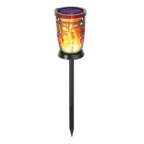 96led Torche Solaire Danse Scintiller Flamme Lumière Jardin Cour Pelouse Décor Lampe Étanche Solaire Led Lumière O