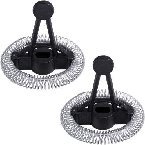2 Fouets de Rechange pour Mousseur à Lait, Pièces de Rechange Mousseur à Lait et Cuiseur Vapeur Électrique pour Secura MMF-809-WH et MMF-809-BL (Noir)
