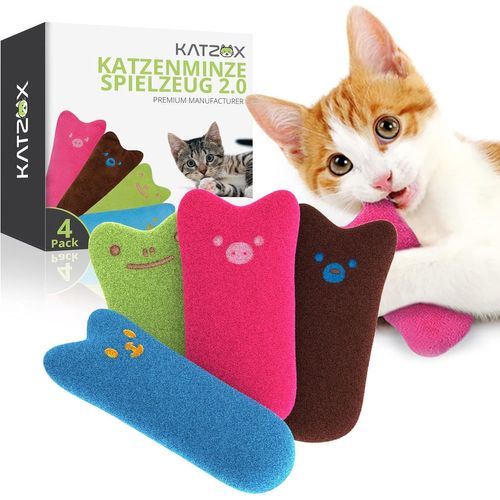 © Premium Coussin Pour Chat - Concept Amélioré 2021 I Coussin Catnip Pour Chat I Accessoires Pour Chat I Oreiller Pour Chat Résistant Aux Morsures & Aux Rayures I Jouet Pour Chat