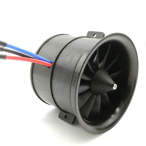 Ventilateur canalise 70 mm a 12 pales avec moteur sans balais 4S 3400 kV pour avion RC