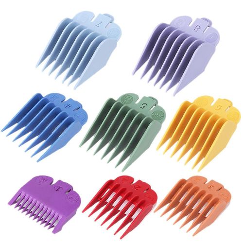 Tondeuse À Cheveux Professionnelle Gaine De Remplacement 8 Couleurs Et Peigne De Limite De Taille