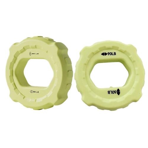 2pcs Fitness Doigt Pince Anneau Silicone Main Muscle Fortifiant Anneau Poignet Doigt Entraîneur Exercis