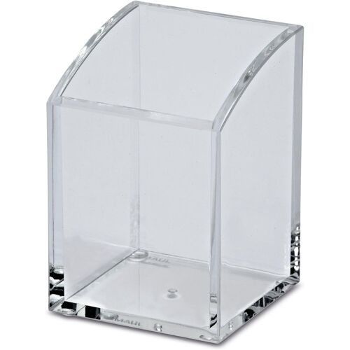 Kalanka-Pot Crayon En Acrylique, Organiseur Bureau Pour Stylo, Crayon De Couleurs Et Ciseaux Au Look Acrylique, Porte Stylo Élégant Et Polyvalent Pour Le Bureau Et L'étagère, Transparent