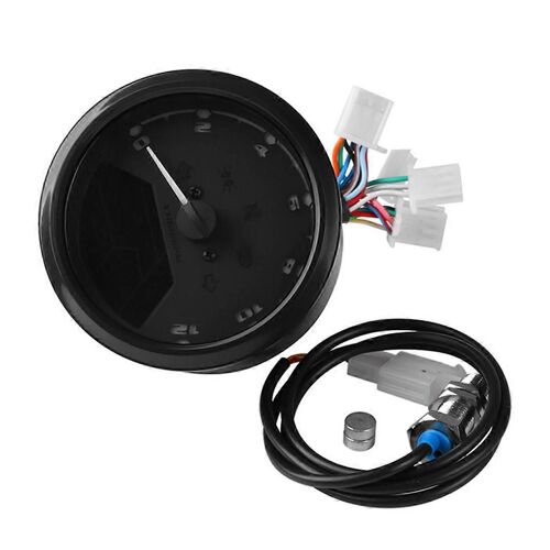 Instrument Lcd Pour Moto, Compteur Kilométrique, Tachymètre, Compteur De Vitesse, Jauge D'huile Lcd Numérique Avec Capteur À Induction
