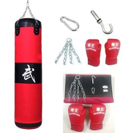Sac De Boxe - Tresor - Kit Kickboxing - 1m - Gants Inclus - Chaîne 25cm