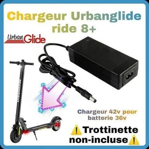 Chargeur Pour Trottinette Électrique Urbanglide 8 Plus - Mioloe - 42v Pour Batterie 36v