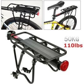 Porte-Bagages Vélo - Capacité De 50 Kg - Réglable - Facile À Installer - Noir - Mingmei