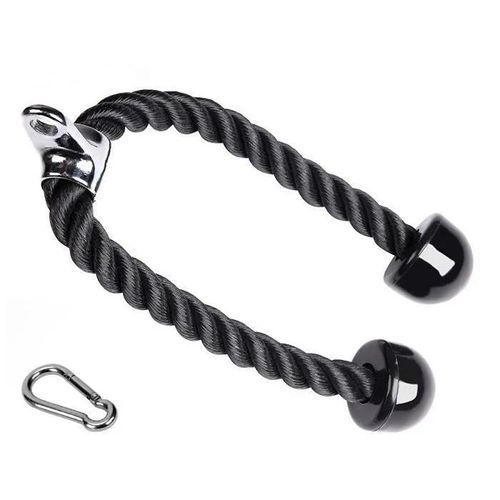 Corde D\'entraînement Des Triceps Élastique Avec Pull-Up Poulie Accessoire De Musculation Résistance Amovible Pour Biceps Et Triceps